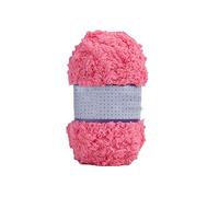 Hilo grueso, tejido polar de coral rojo, 500 g/1,1 lb lana for tejer, a mano, bricolaje, súper suave y cálido, manta for bufanda