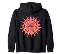 Hilo Hawaii Sea Turtle Sun Buceo Surfer Souvenir Sudadera con Capucha