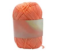 Hilo mágico que cambia de color sensible al calor, hilo suave reactivo a la temperatura, multicolor degradado, ideal para tejer y hacer ganchillo, manualidades, bufandas, gorros, jerséis (amarillo)