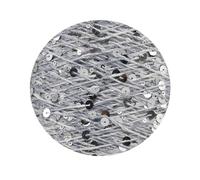 Hilo mercerizado con lentejuelas, Hilo de algodón con lentejuelas, 50 g, 140 m, 3 mm, 6, multicolor, for tejer a mano(AW014)