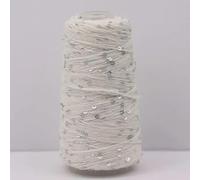 Hilo mercerizado con lentejuelas, Hilo de lentejuelas pelo conejo angora, 50 g/200 m, 3 mm, multicolor, for tejer y hacer ganchillo(201-D)