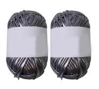 Hilo metálico para camiseta de 48 yardas, tela de punto de ganchillo, camiseta brillante para proyectos de crochet 100 g/rollo, accesorios para proyectos