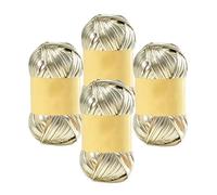 Hilo metálico para camiseta, hilo metálico brillante para camiseta, hilo metálico brillante, hilo metálico, hilo grueso, hilo metálico para tejer ganchillo, bolsa de bricolaje, proyectos de cojín,