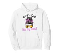 Hilo, moño de Pelo desordenado Big Island para niñas Sudadera con Capucha