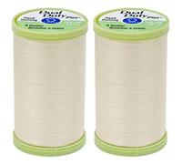Hilo para acolchado a mano Coats & Clark Dual Duty Plus (paquete de 2), 325 yardas, color crema, s960-8020