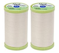 Hilo para acolchado manual Coats & Clark Dual Duty Plus (paquete de 2), 325 yardas, color natural, s960-8010