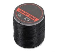 Hilo para atar moscas de poliéster 150D para encuadernación de ganchos, adecuado para anzuelos de asistencia de pesca, bucle fuerte y consistente, rollo de 100 m (LUMO 004)