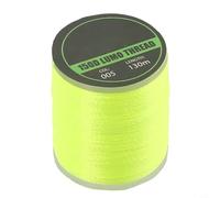 Hilo para atar moscas hilo de pesca de poliéster 150D para ayudar a atar ganchos, colores fuertes que no se decoloran en tonos normales y lumo, rollo de 100 m de material de amarre hecho a mano (LUMO)