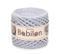 Hilo para camiseta estilo Fettuccini Zpagetti, 7-9 mm, hilo para tejer, ovillo de punto, hilo en T orgánico, hilo T de macramé, hilo de cinta 100% algodón, hilo de jersey plateado