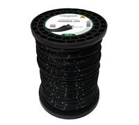 Hilo para cortabordes, estrella, negro, 3,3 mm, 200 m