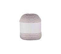 Hilo para ganchillo, hilos de ganchillo degradados para tejer, 80% acrílico, 20% nailon, #4 mediano, perfecto para mantas de estrellas, bufandas, chales y prendas (gris)