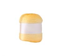 Hilo para ganchillo, hilos de ganchillo degradados para tejer, 80% acrílico, 20% nailon, #4 mediano, perfecto para mantas de estrellas, bufandas, chales y prendas (amarillo)