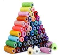Hilo para punto de cruz, Kit de hilo coser, 250 yardas, multicolor, éster, 100/60/30 piezas, manual/máquina