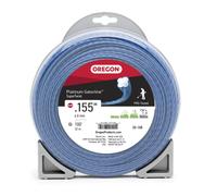 Hilo para recortadora Oregon 20-108 Platinum Gatorline Supertwist, 0,155 pulgadas por 100 pies, gris/negro