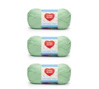 Hilo Red Heart Soft Baby Steps verde beb? - Paquete de 3 (141 g 5 oz) - Acr?lico - 4 lana mediana - 256 yardas - Tejido, crochet y manualidades