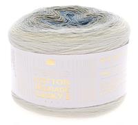 Hilo Rico Design Creative "Cotton Gradient Lucky 8" Crema/Gris