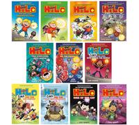 Hilo Series 11-Book Ultimate Collection Set (Book 1 to Book 11) - Join Hilo and Gina’s Epic Journey Through Action, Laughter, and Friendship