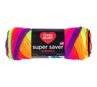 Hilo Super Saver de corazn rojo-rayas brillantes