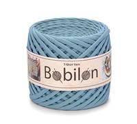 Fettuccini Zpagetti Style - Camiseta de hilo de ganchillo de 7 a 9 mm para ganchillo orgánico, tejido Macrame T-Yarn, 100% algodón, jersey ahumado