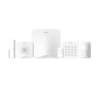 HiLook by HIKVISION - Sistema de alarma inalámbrico de 6 piezas | Sistema de alarma inalámbrico con central, detector de movimiento PIR, contacto de puerta/ventana, sirena interior y mando a distancia