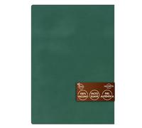 HILOPITA Retales de cuero natural para manualidades | Piel auténtica de vaca en hojas finas | Cuero real y flexible para pulseras, patchwork, marroquinería y proyectos DIY (30X40, VERDE)
