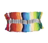 Hilos de bordar, 150 colores, hilo de poliéster para punto de cruz, 6 hebras, kit de manualidades de costura para decoración del hogar, accesorios de ropa, 8m, 26,2 pies