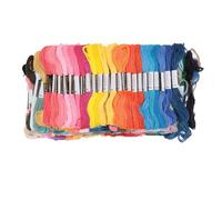 Hilos de Bordar, 200 Colores, Hilos para Pulseras de Amistad, Hilo de Bordado de Poliéster para Manualidades y Punto de Cruz - Material Durable, Multifuncional, Ideal para