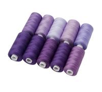 Hilos de bordar, Hilo de Bordar Juego 10 Rollos éster Multicolor 26x6x2.7cm
