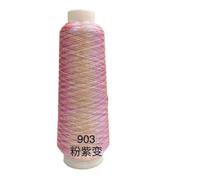 Hilos de Bordar Hilo de bordar | Oro y plata deslumbrantes de una sola hebra teñidos en degradado for bordado por computadora(Color 903)