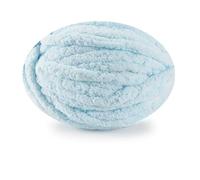 Hilos gruesos de 250g for tejer y manta ganchillo, cojín, chenilla Multicolor, línea gruesa, bufanda hilo suave cálido, 1 ud(Light-blue)