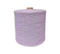 Hilos Lentejuelas 100g 800M 2mm hilo de algodón con lentejuelas