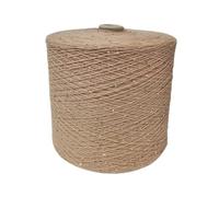 Hilos Lentejuelas 100g 800M 2mm hilo de algodón con lentejuelas