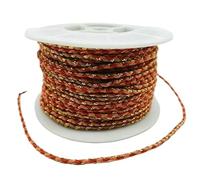Hilos para Abalorios, Cuerda de macramé con Nudo Chino de Nailon de 2mm, 5 Yardas, Multicolor for Hacer Joyas, Pulsera(09)