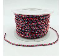 Hilos para Abalorios, Cuerda de macramé con Nudo Chino de Nailon de 2mm, 5 Yardas, Multicolor for Hacer Joyas, Pulsera(04)