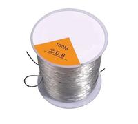Hilos para Hacer Pulseras Cordón elástico de Cristal 100 m Grosor, Resistente, for Hacer bisutería (Collares, Pulseras, etc.). Grosor: 0,5-1 mm(0.8mm-100m)
