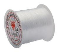Hilos para Hacer Pulseras Plástico Transparente de 0,2 a,8 mm - No elástico for Accesorios joyería Hechos a Mano(0.4mm About 35m)