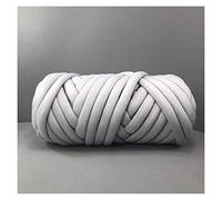 Hilos para Tejer a Mano, Chunky Yarn For Hand and Arm Knitting Crochet 1KG Multicolor(Gris)