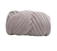 Hilos para Tejer a Mano, Super Chunky Crochet Yarn 1 kg Multicolor for Arm Knitting Rug Making(Light Gray)