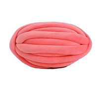 Hilos para Tejer a Mano, Super Chunky Knit Crochet Hand Knitting Yarn Multicolor DIY Blanket Pillow Animal Nest(Watermelon Red)