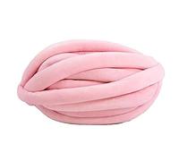 Hilos para Tejer a Mano, Super Chunky Knit Crochet Hand Knitting Yarn Multicolor DIY Blanket Pillow Animal Nest(Jade Powder)