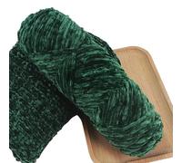 Hilos para Tejer a Mano, Super Chunky Velvet Chenille Yarn for Crochet Knitting Weaving Crafts 100g Multicolor(12)