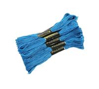 Hilos Punto De Cruz 5/10/20/50 unids/lote mezcla de colores ovillos costura algodón punto cruz hilo bordar Kit herramientas DIY(Blue,10Pcs)