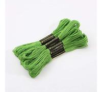Hilos Punto De Cruz 5 unids/bolsa por barra pequeña, 7, m, gran oferta, hilo de punto cruz Color, suministros y telas costura ropa DIY(Green)