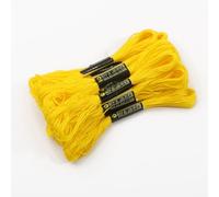 Hilos Punto De Cruz 5 unids/bolsa por barra pequeña, 7, m, gran oferta, hilo de punto cruz Color, suministros y telas costura ropa DIY(Yellow)