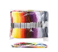 Hilos Punto De Cruz 50/100/150/200/447 Uds. Hilo de punto cruz poliéster for bordar, hilo for manualidades costura for el hogar, 8 metros por madeja, sin colores repetidos(100 Colors No Repeat)