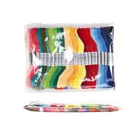 Hilos Punto De Cruz 50/100/150/200/447 Uds. Hilo de punto cruz poliéster for bordar, hilo for manualidades costura for el hogar, 8 metros por madeja, sin colores repetidos(50 Colors No Repeat)