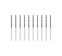 Hilpaty Brocas Helicoidales para Metal Profesional Broca M35 HSS-Co con Recubrimiento AlTiN, Norma DIN 338 (1.0mm x 34mm x 10pcs)