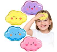 Hilph Almohadillas de refrigeración para niños, 4 pequeñas almohadillas de refrigeración de gel no tóxicas para muelas del juicio, lesiones, picor, hinchazón