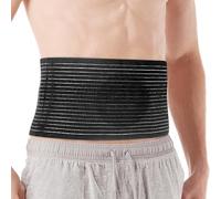 Hilph Cinturón para Hernia Umbilical, Faja para Hernia Abdominal, Ayuda a Aliviar el Dolor Banda Elástica para Hernia Incisional, Ventral, Epigástrica para Hombre y Mujer-L
