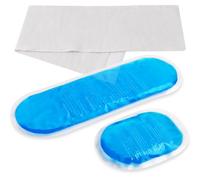 Hilph Hielo para Lesiones Deportivas, 2 uds Gel Frio para Lesiones con Velcro Elástico, Bolsa de Gel para Frío y Calor Compresión Reutilizable, Multifunktional para Rodilla, Tobillo, Brazo